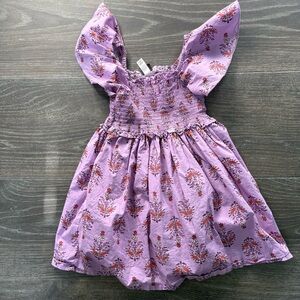 Tea Collection Smocked Purple Dress - Size 5